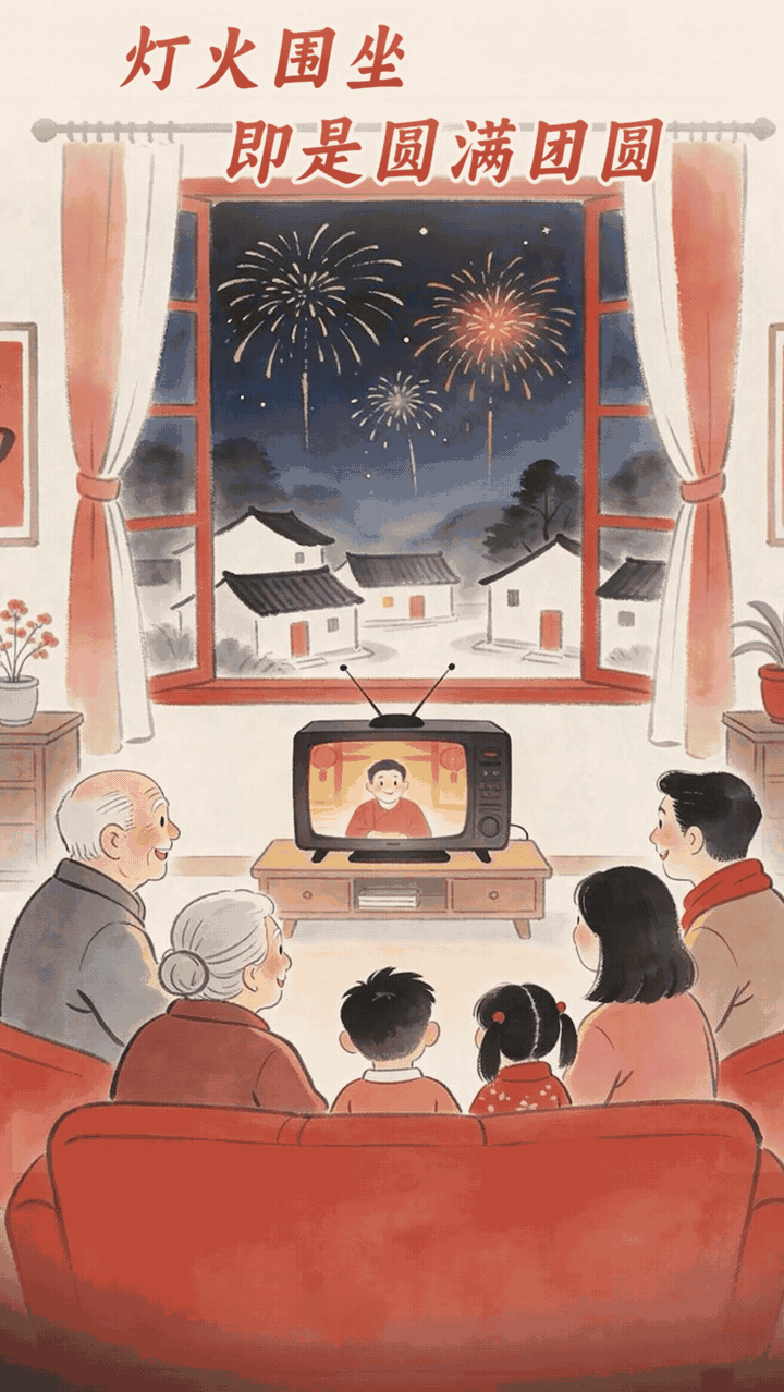 【AIGC长图】家乡里的新春烟火气