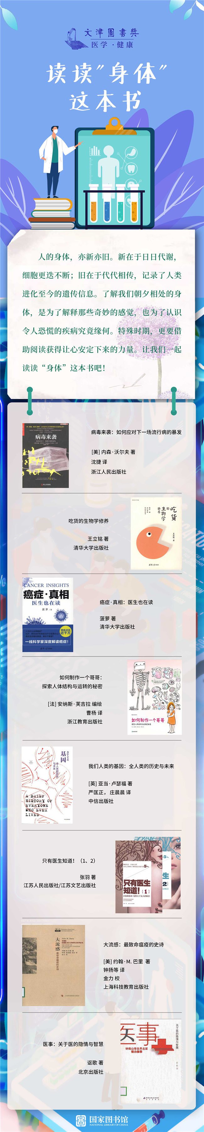 文津图书奖：医学·健康