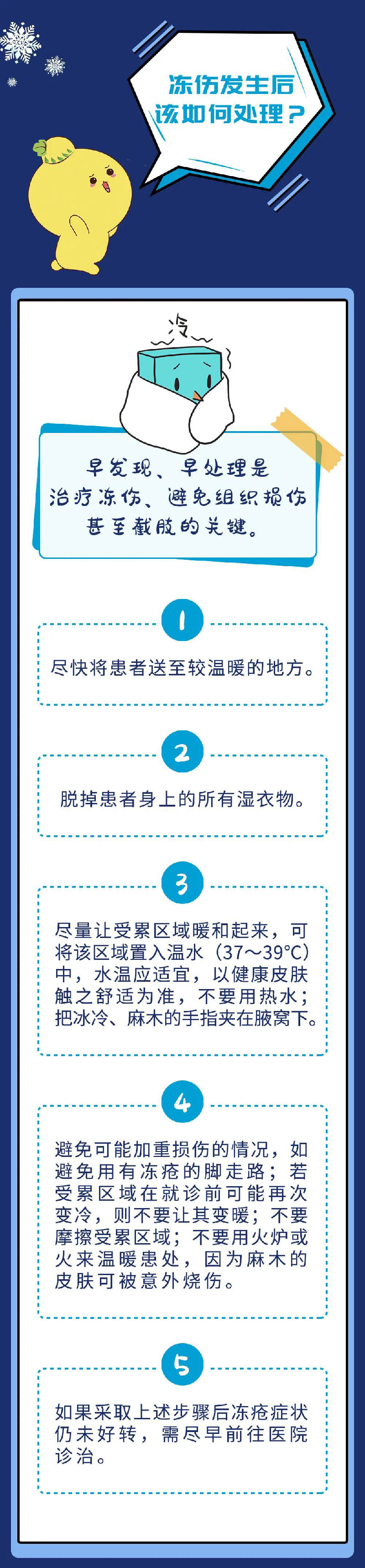 防灾减灾宣传周丨暴雪可致冻伤，“保命”预处理你会吗?