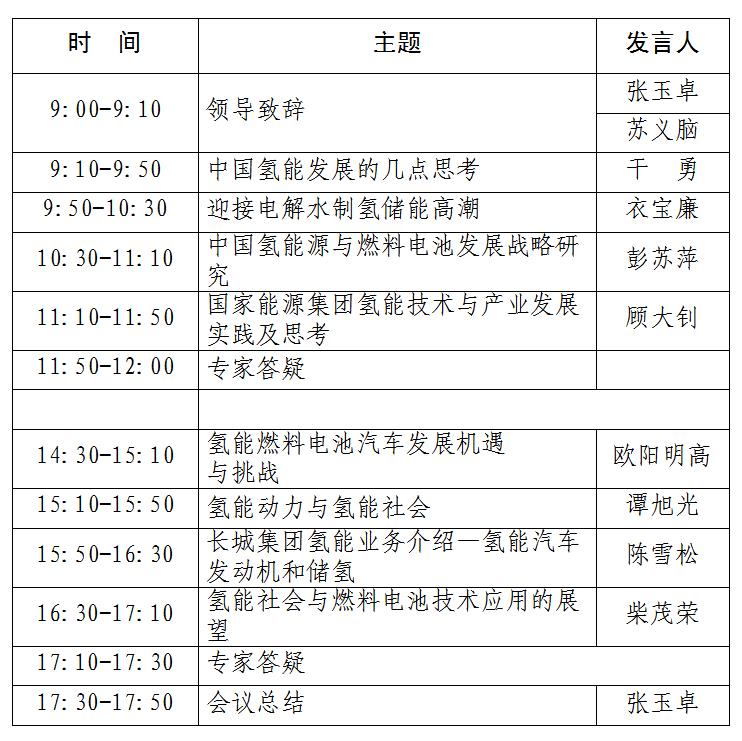 【直播】氢能发展战略研讨会：解构氢产业，谋划氢未来