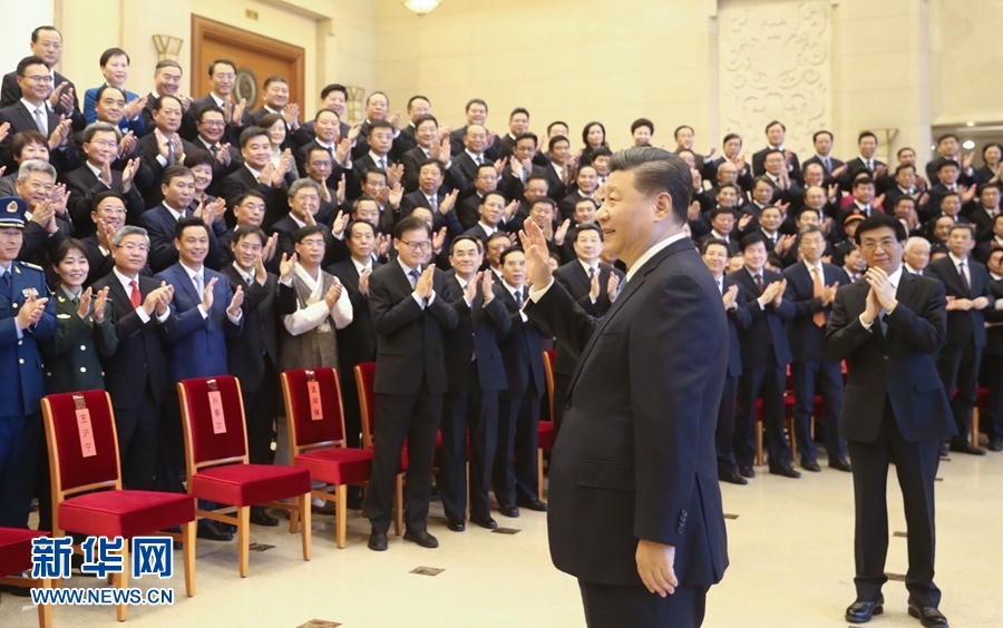 习近平会见全国精神文明建设表彰大会代表