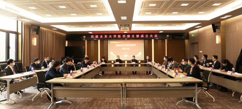 李世杰出席民建北京大学医学部支部成立大会