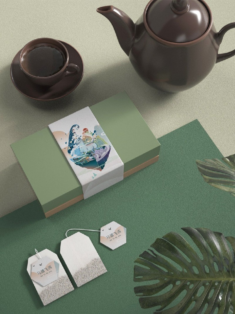 创意案例：“马踏飞燕”国潮图案设计