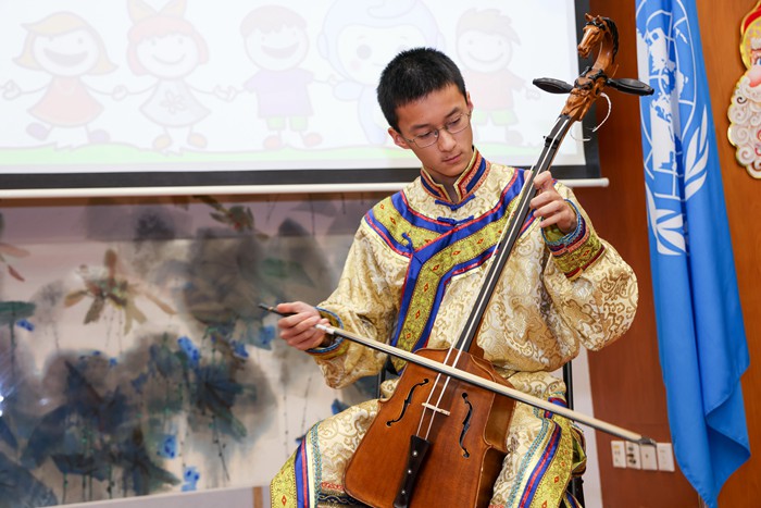 迎接北京冬奥会 助力可持续发展 | “文化小大使”活动参与者代表走进联合国驻华机构办公室