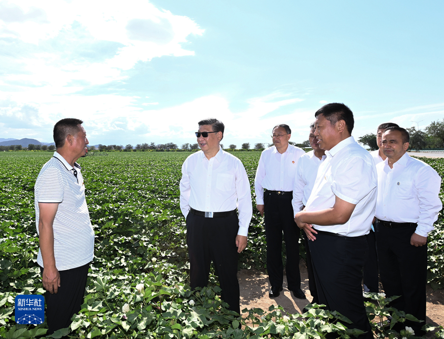 习近平在新疆考察时强调 完整准确贯彻新时代党的治疆方略 建设团结和谐繁荣富裕文明进步安居乐业生态良好的美好新疆