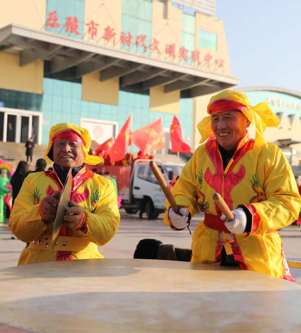 山东乐陵：擂响战鼓开新局