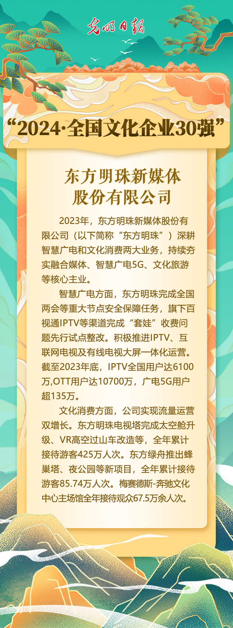 东方明珠新媒体股份有限公司