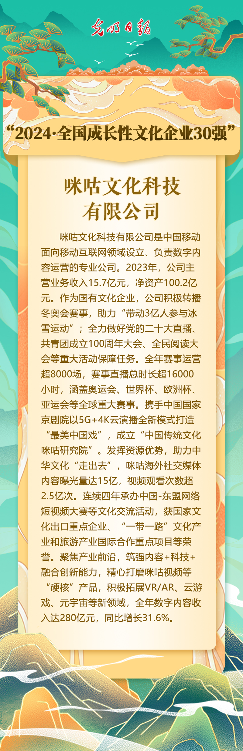 咪咕文化科技有限公司