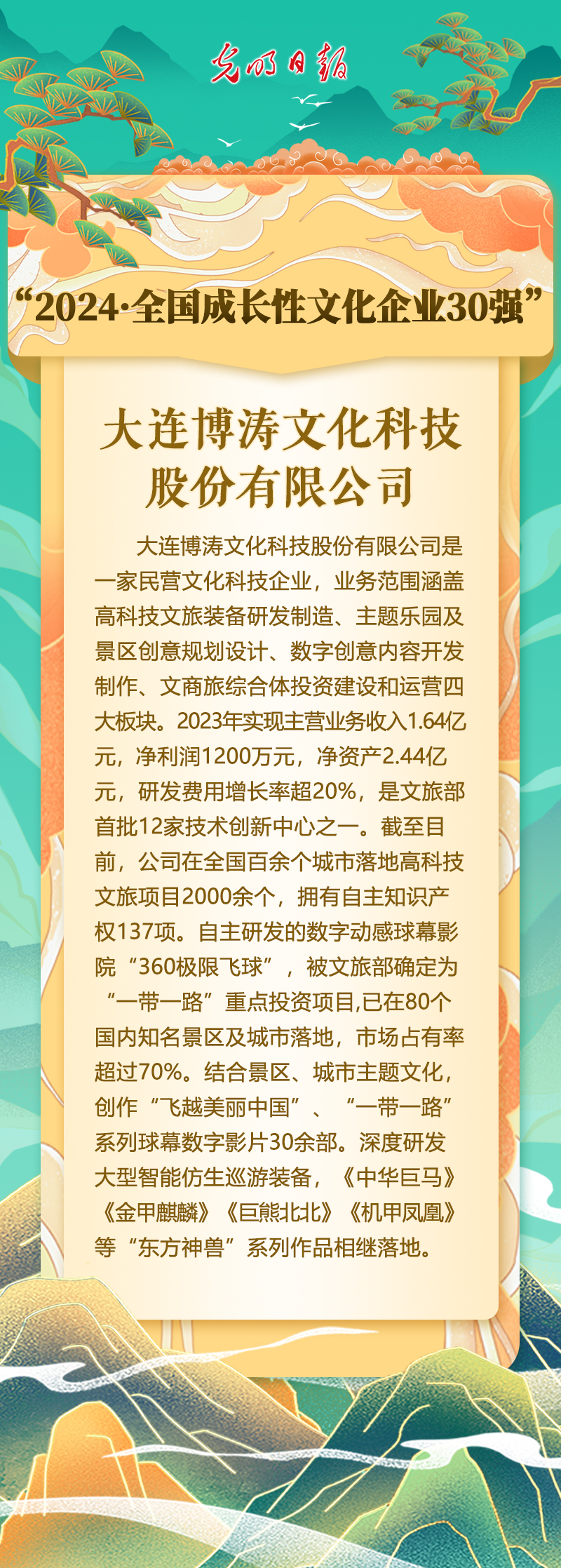 大连博涛文化科技股份有限公司