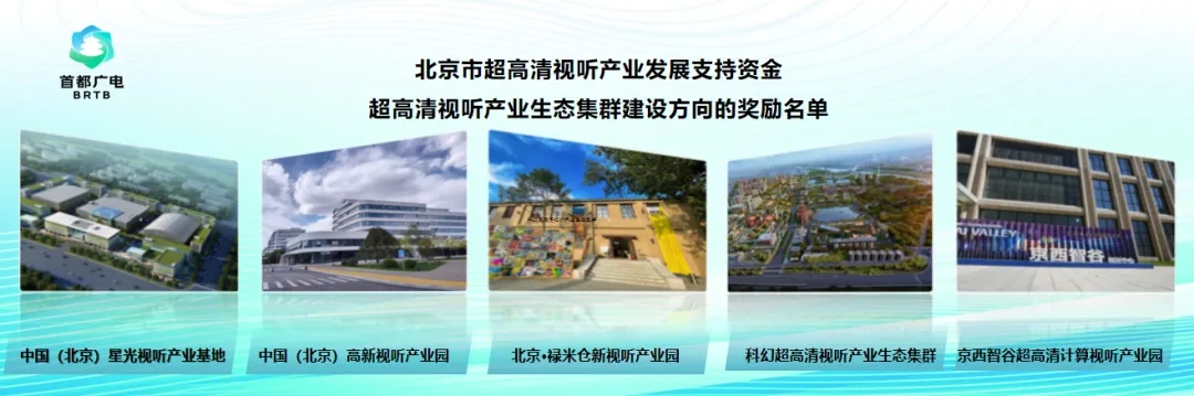 领跑全国!北京市广电局首发超高清视听产业生态集群扶持名单 领跑全国!北京市广电局首发超高清视听产业生态集群扶持名单