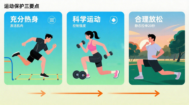 运动健康 一起来丨日常运动不“踩坑”：3个关键细节帮你远离运动损伤