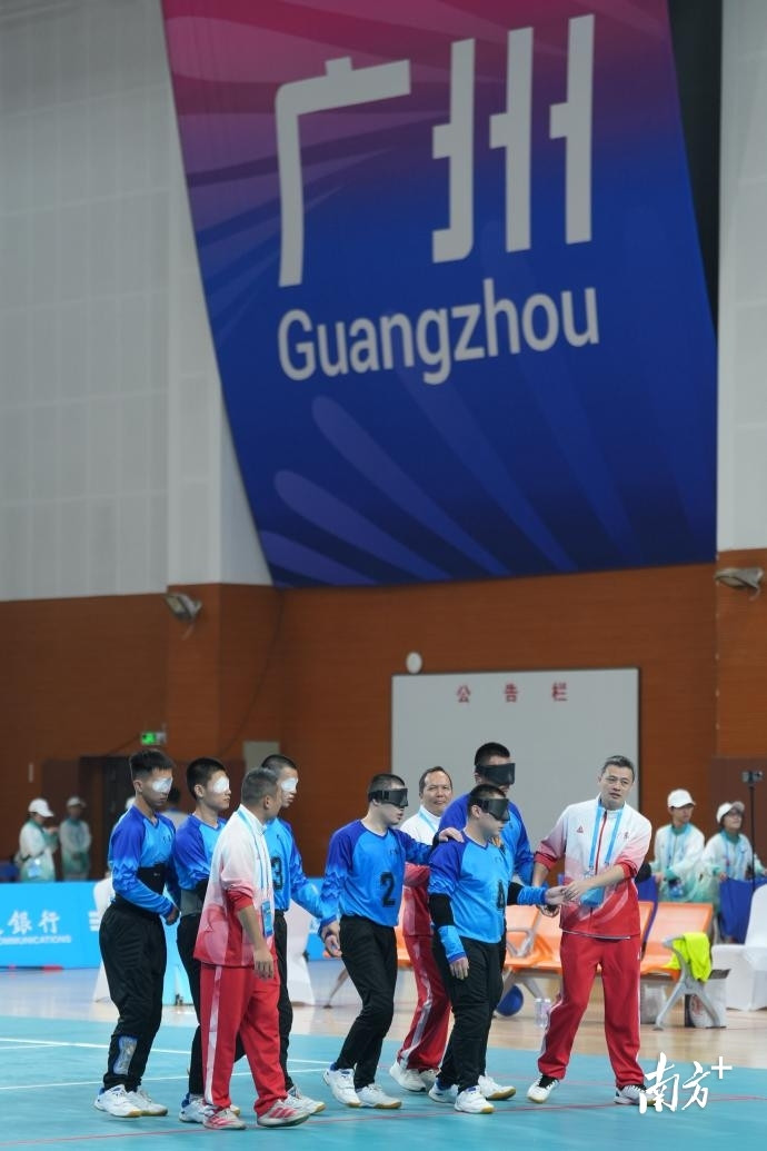 残特奥会盲人门球项目正式开赛 18支队伍101名运动员参赛