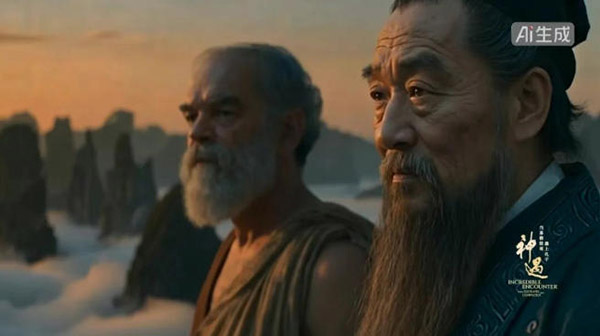 AI唤醒伟大相遇 国际合拍纪录片《神遇:当苏格拉底遇上孔子》今晚播出 AI唤醒伟大相遇 国际合拍纪录片《神遇:当苏格拉底遇上孔子》今晚播出
