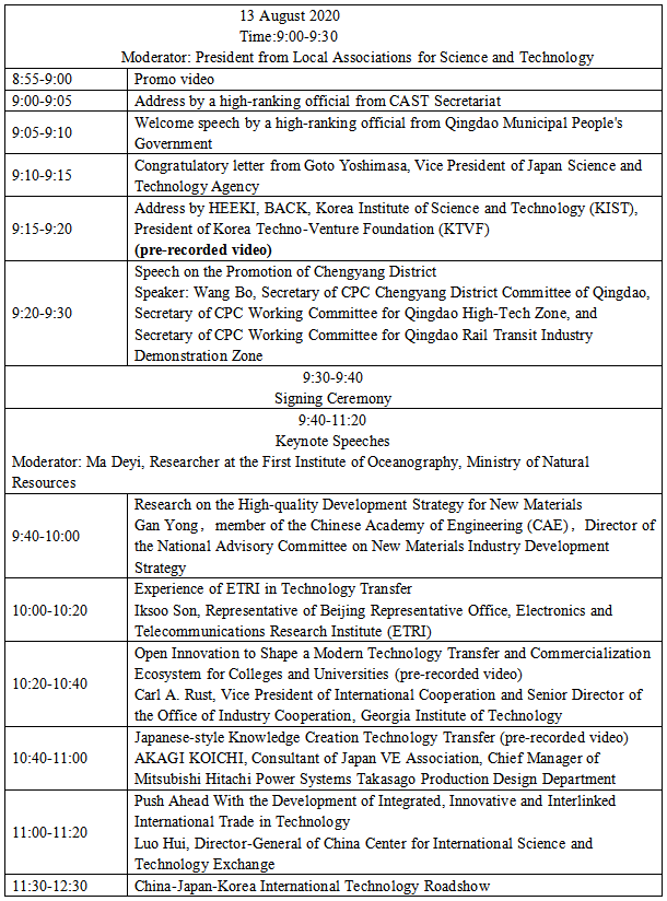 Live|International Trade of Technology Conference & China-Japan-Korea Trade of Technology Forum